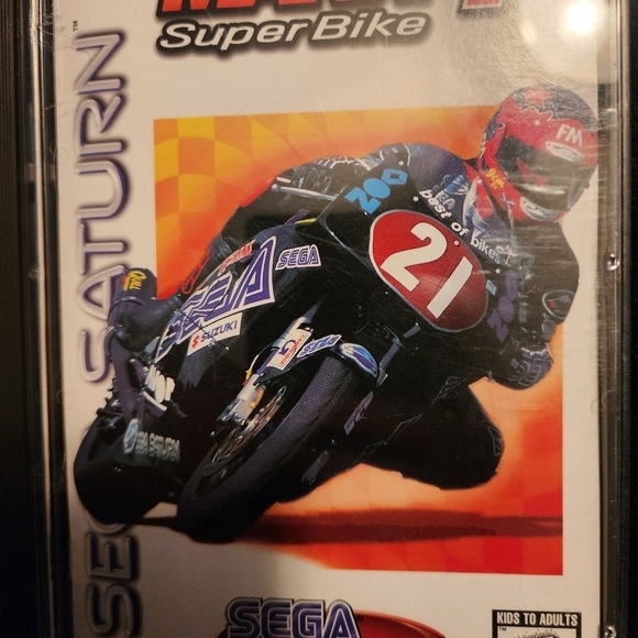 Vintage 1997 Sega Saturn Manx TT Super Bike Racing Video Game Rated K-A Everyone - Picture 8 of 14
